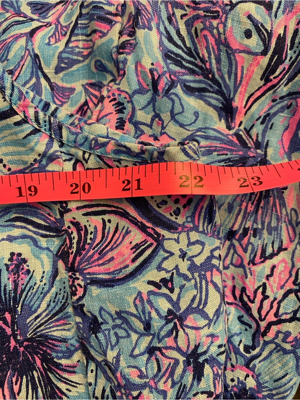 Lilly Pulitzer Maurina Linen Shift Dress Lilac Rose Size 16/Ptp22”-23.5” - Picture 7 of 7